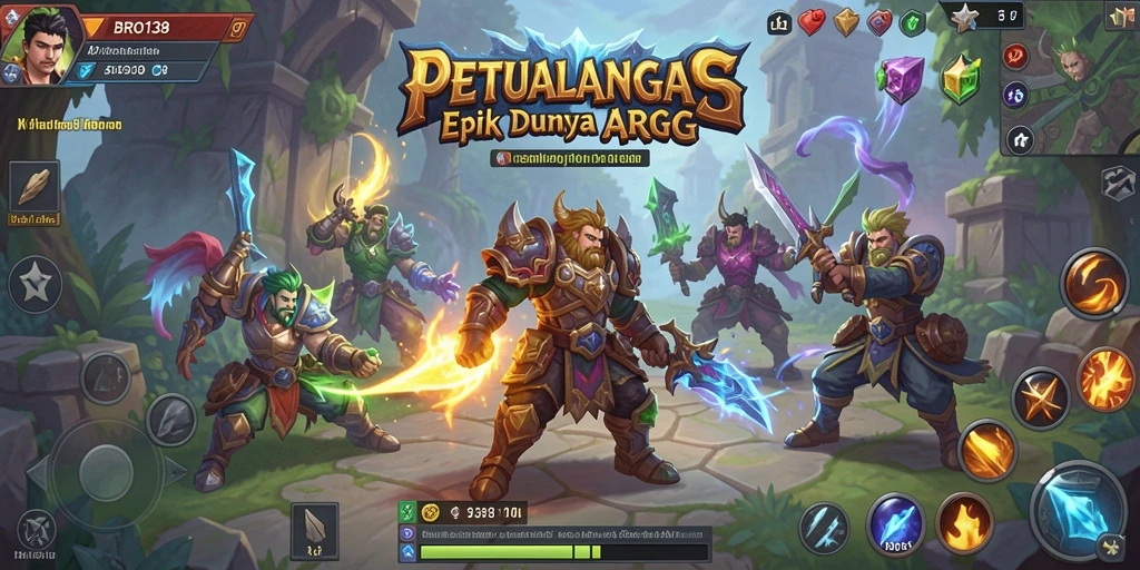 Screenshot BRO138 menampilkan aksi pertarungan yang mendebarkan.