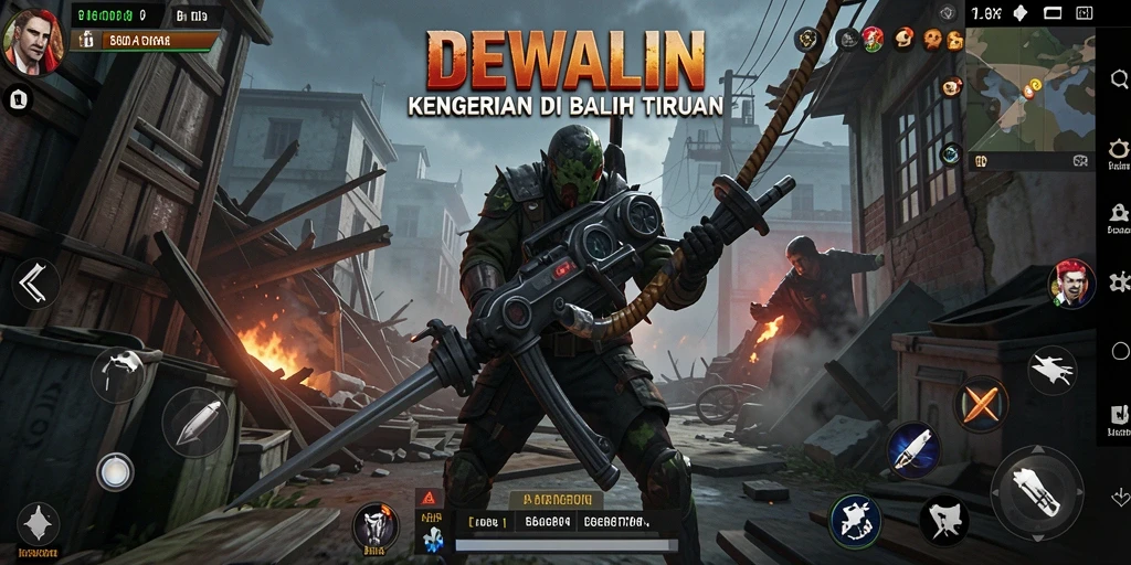 Gameplay DEWALIN yang menegangkan dan menyeramkan.