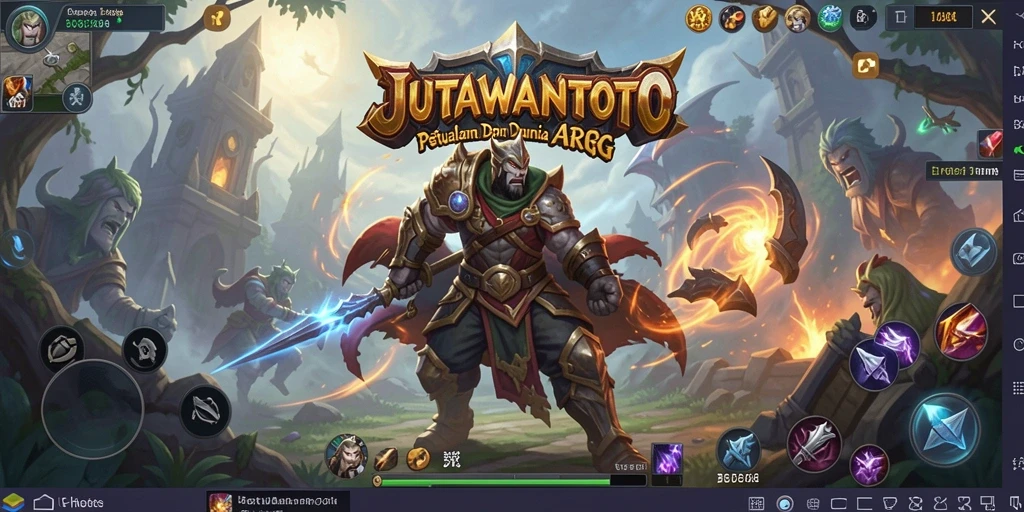 Gameplay seru dalam JUTAWANTOTO dengan aksi ARPG yang mendebarkan.