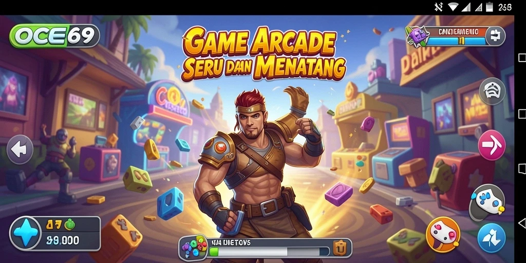Tampilan gameplay OCE69 yang penuh aksi dan tantangan.