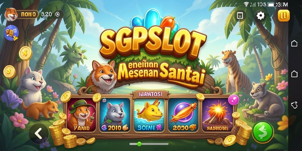 Tampilan menawan dari gameplay SGPSLOT dengan efek visual menarik.